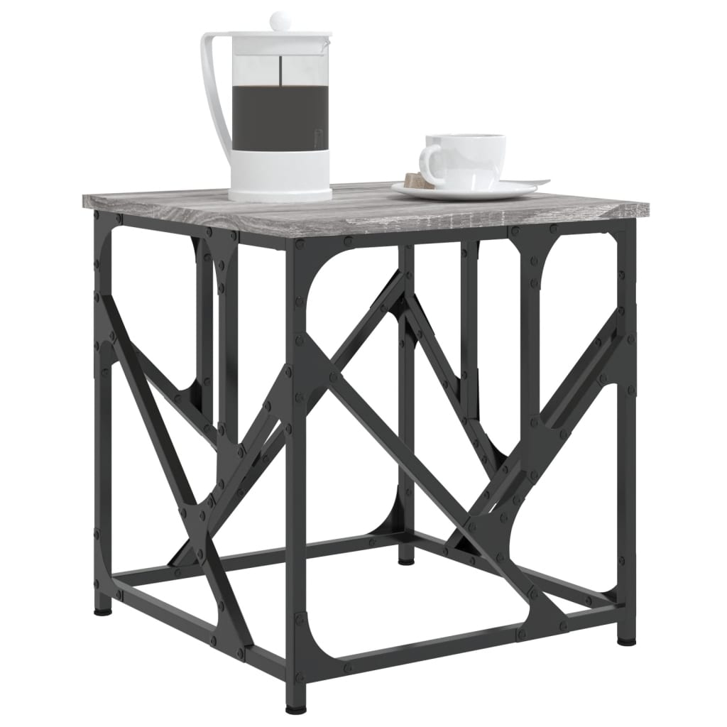 Coffee Table Grey Sonoma 45x45x47,5 cm Engineered Wood