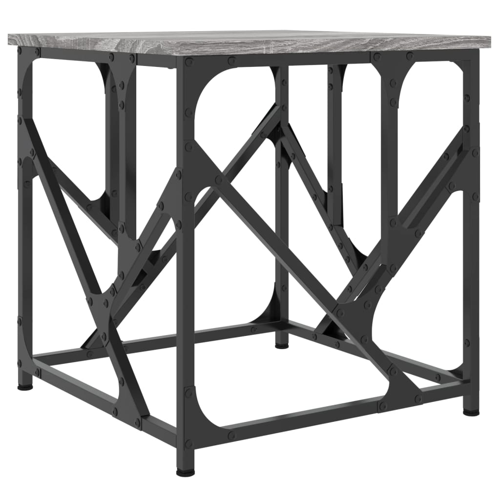 Coffee Table Grey Sonoma 45x45x47,5 cm Engineered Wood