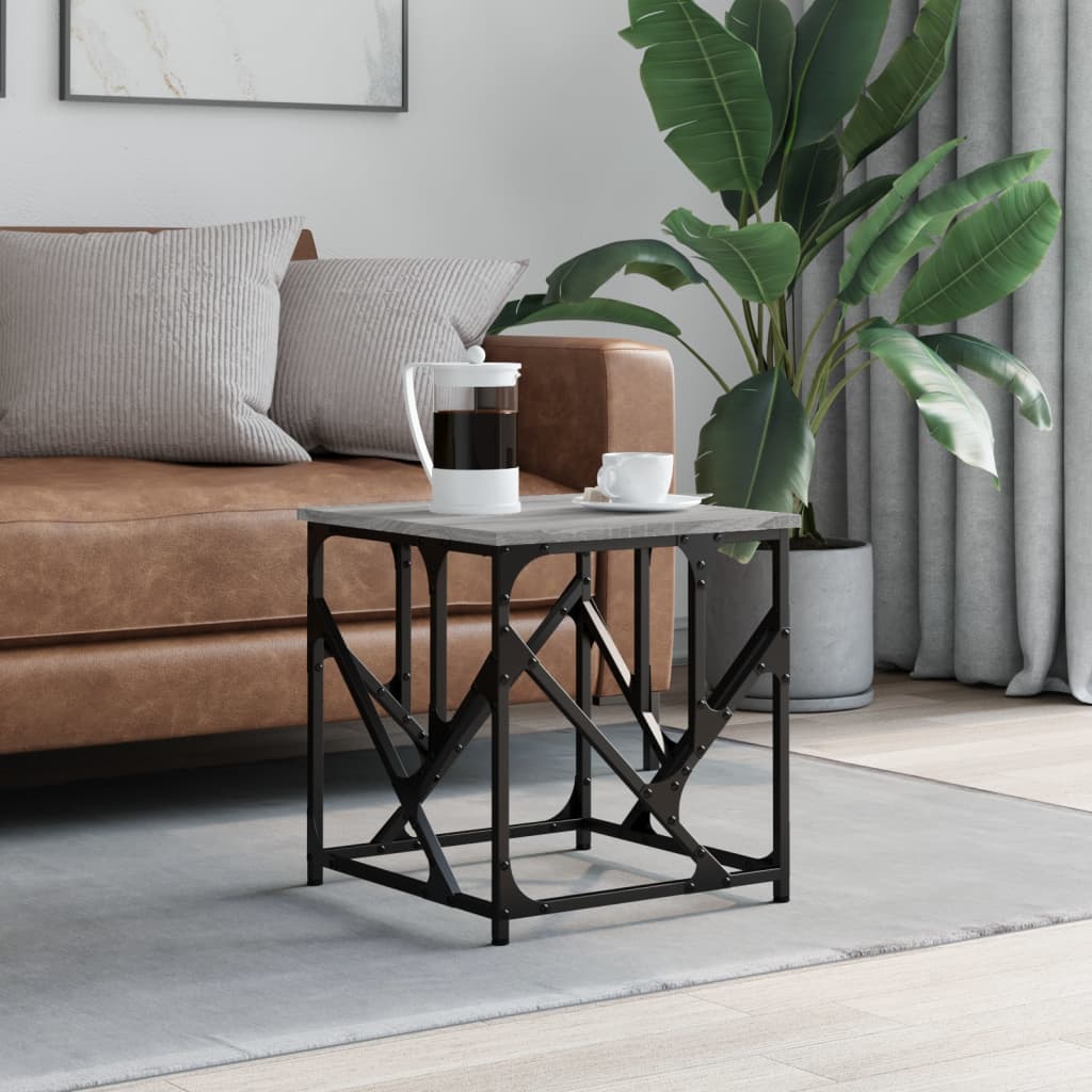Coffee Table Grey Sonoma 45x45x47,5 cm Engineered Wood