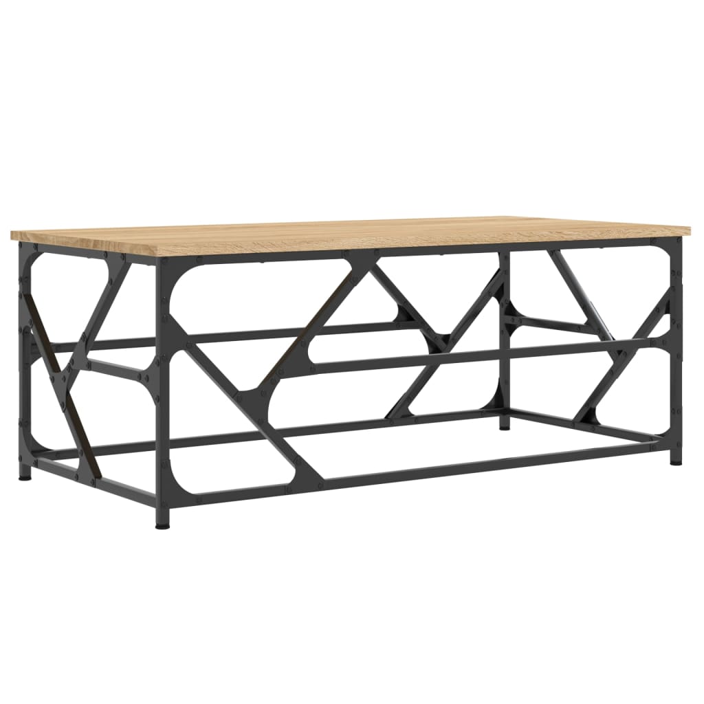 Coffee Table Sonoma Oak 100x50x40 cm Engineered Wood