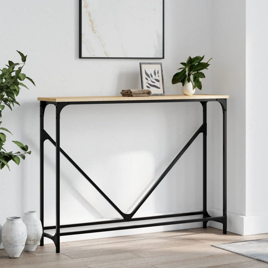 Console Table Sonoma Oak 102x22,5x75 cm Engineered Wood