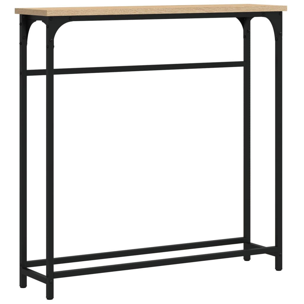 Console Table Sonoma Oak 75x19,5x75 cm Engineered Wood
