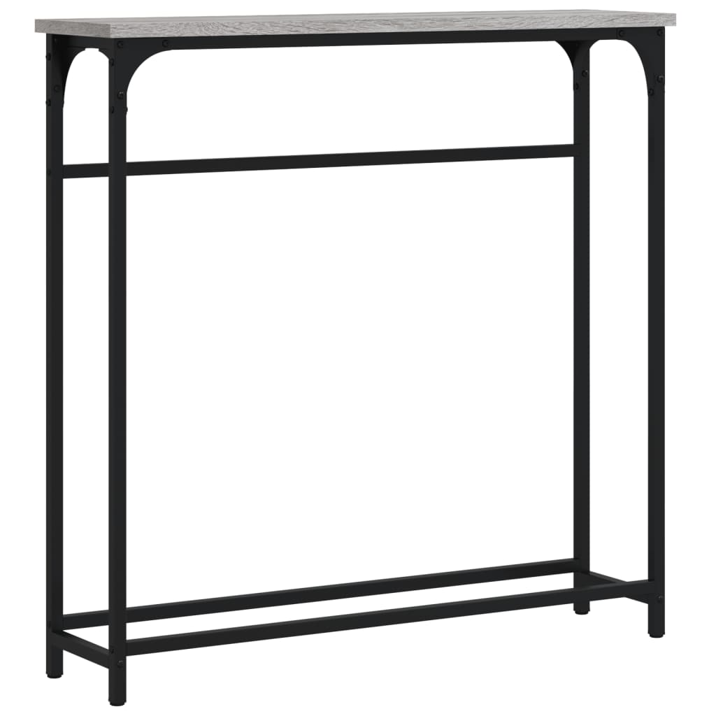 Console Table Grey Sonoma 75x19,5x75 cm Engineered Wood