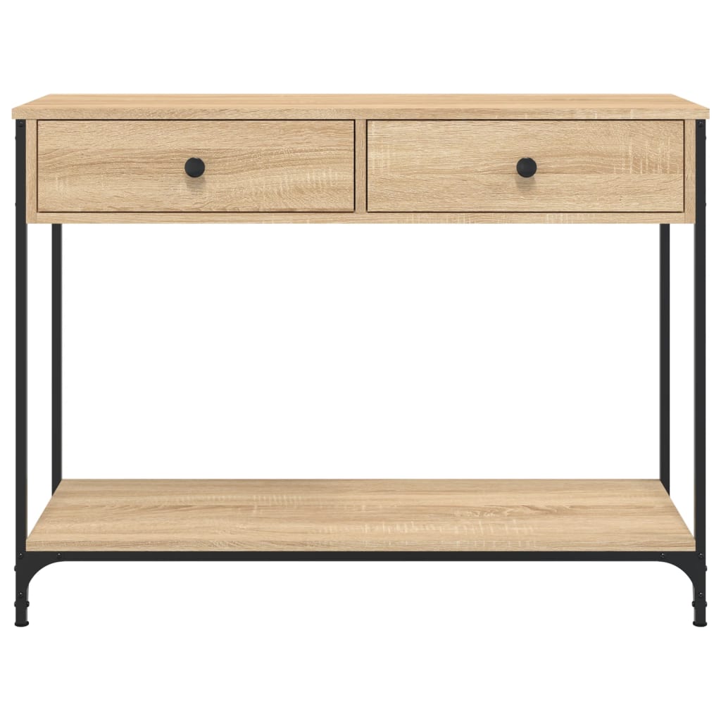 Console Table Sonoma Oak 100x34,5x75 cm Engineered Wood