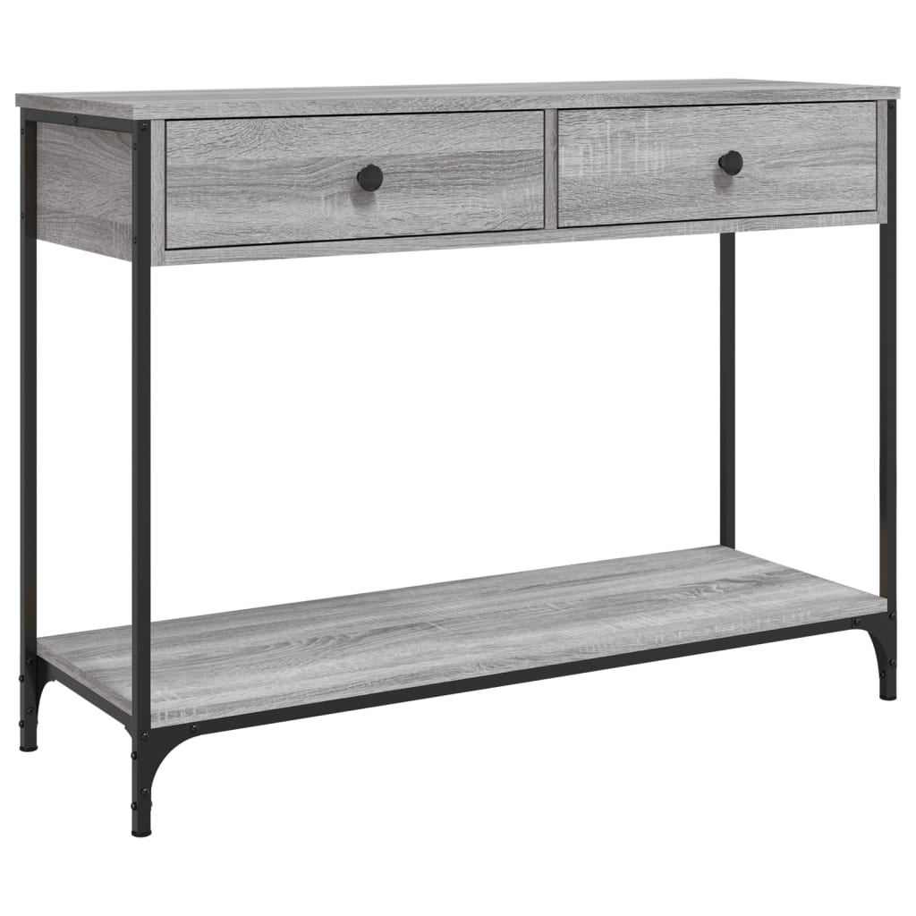 Console Table Grey Sonoma 100x34,5x75 cm Engineered Wood