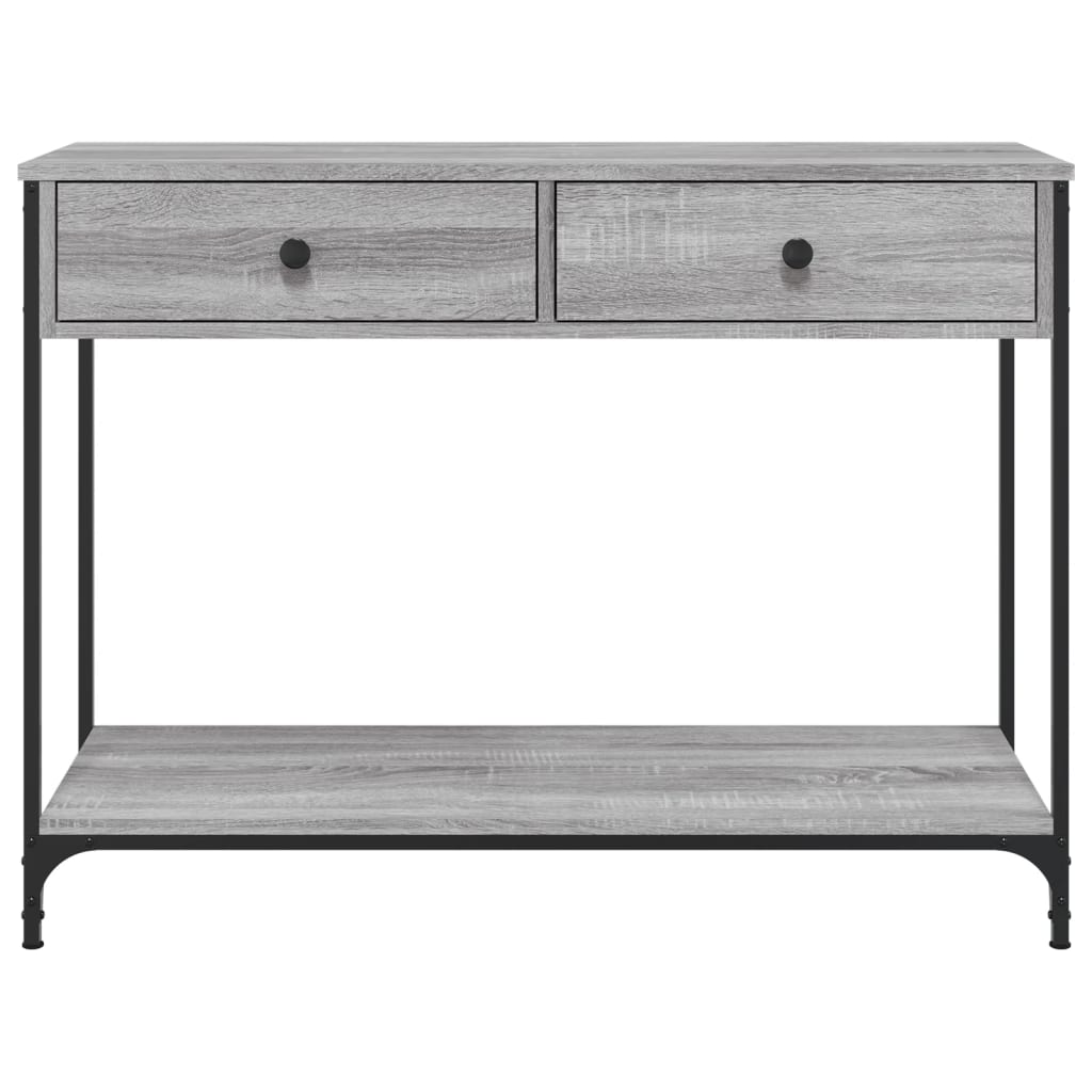 Console Table Grey Sonoma 100x34,5x75 cm Engineered Wood