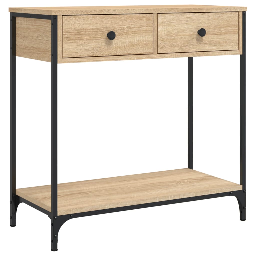 Console Table Sonoma Oak 75x34,5x75 cm Engineered Wood