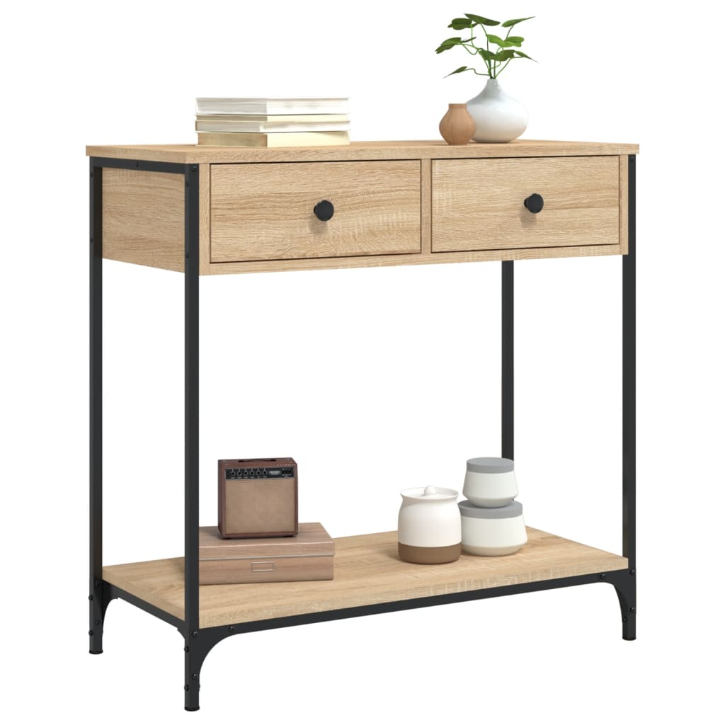 Console Table Sonoma Oak 75x34,5x75 cm Engineered Wood
