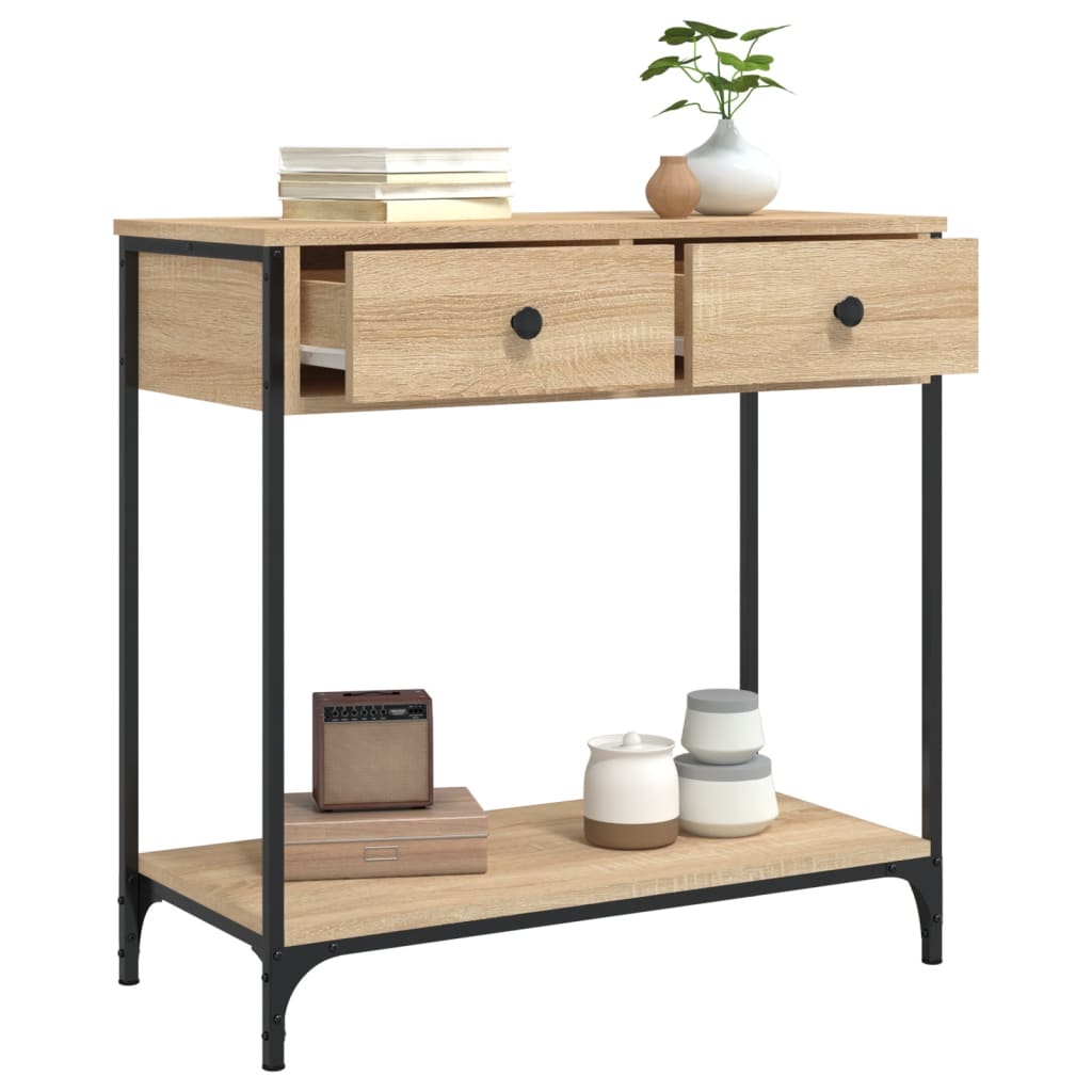 Console Table Sonoma Oak 75x34,5x75 cm Engineered Wood