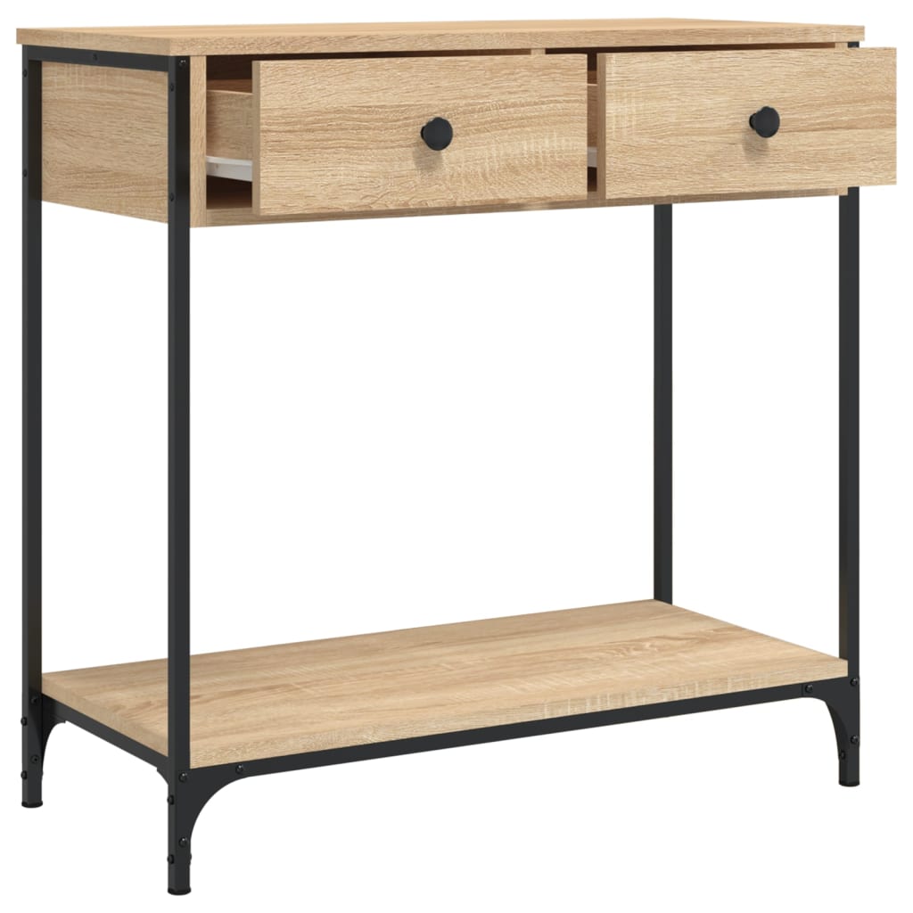 Console Table Sonoma Oak 75x34,5x75 cm Engineered Wood