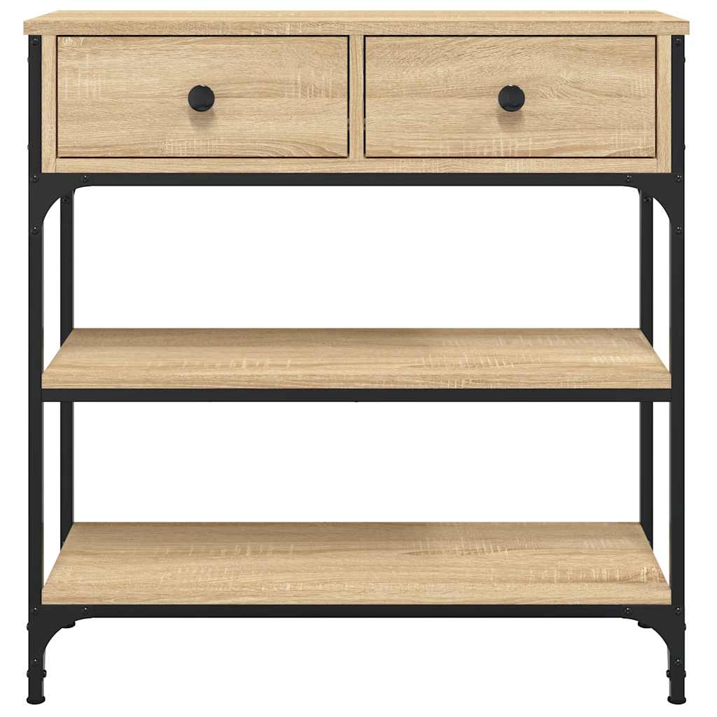 Console Table Sonoma Oak 72,5x25x75 cm Engineered Wood