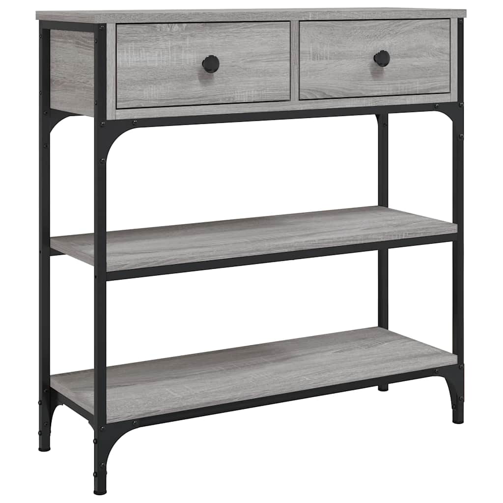 Console Table Grey Sonoma 72,5x25x75 cm Engineered Wood