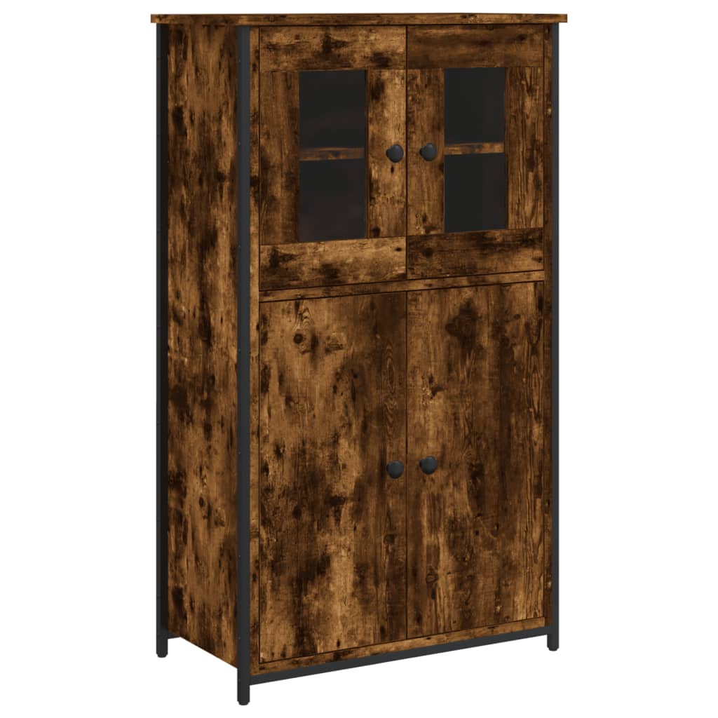 Highboard Smoked Oak 62x32x106,5 cm Engineered Wood