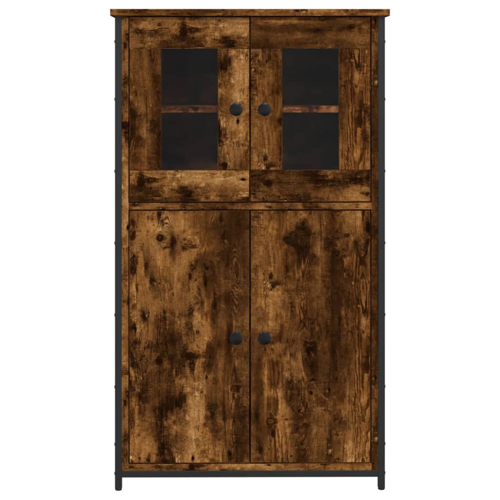 Highboard Smoked Oak 62x32x106,5 cm Engineered Wood
