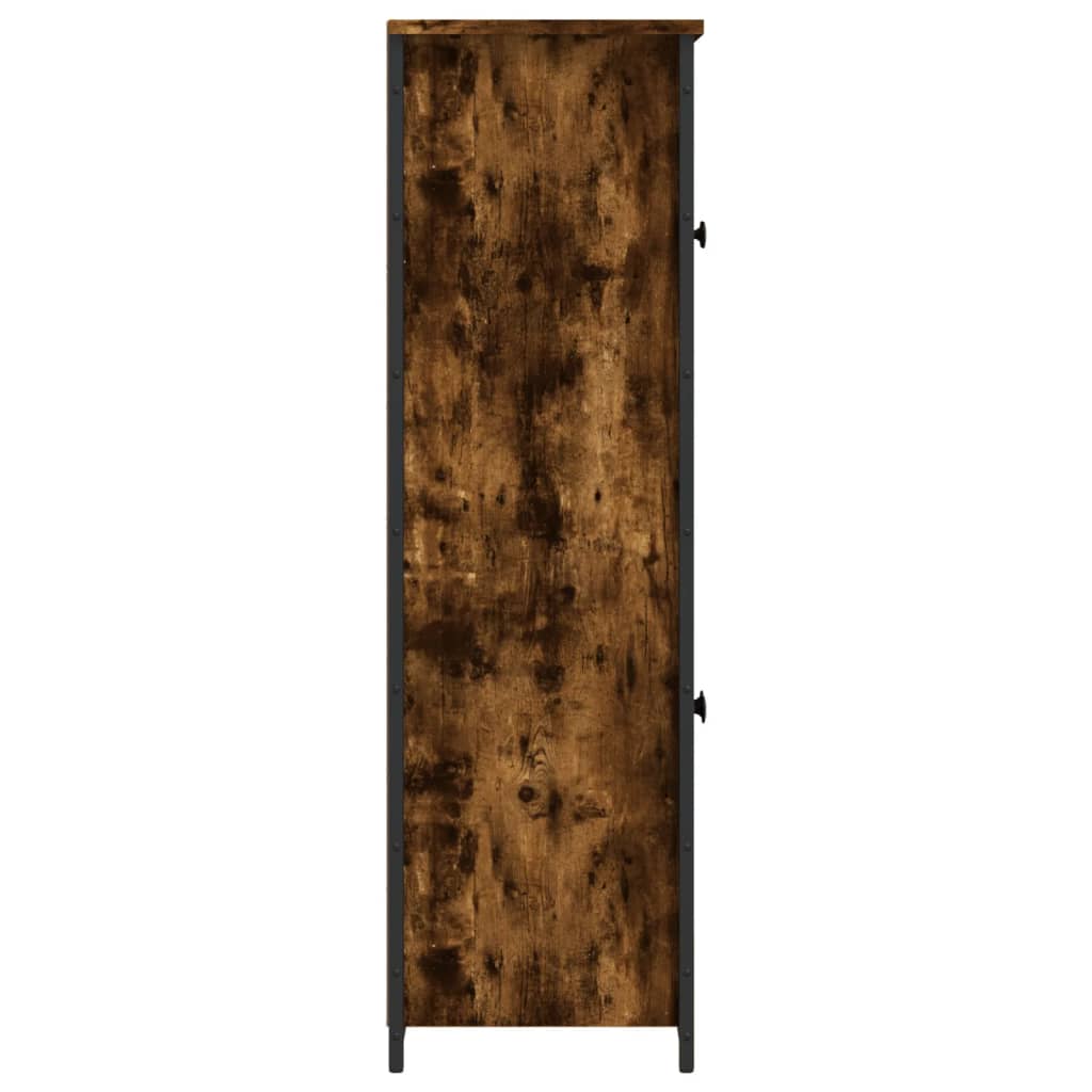 Highboard Smoked Oak 62x32x106,5 cm Engineered Wood