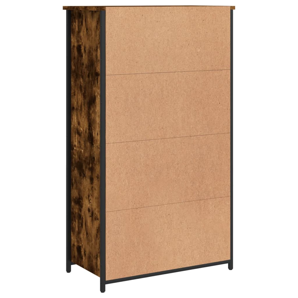 Highboard Smoked Oak 62x32x106,5 cm Engineered Wood