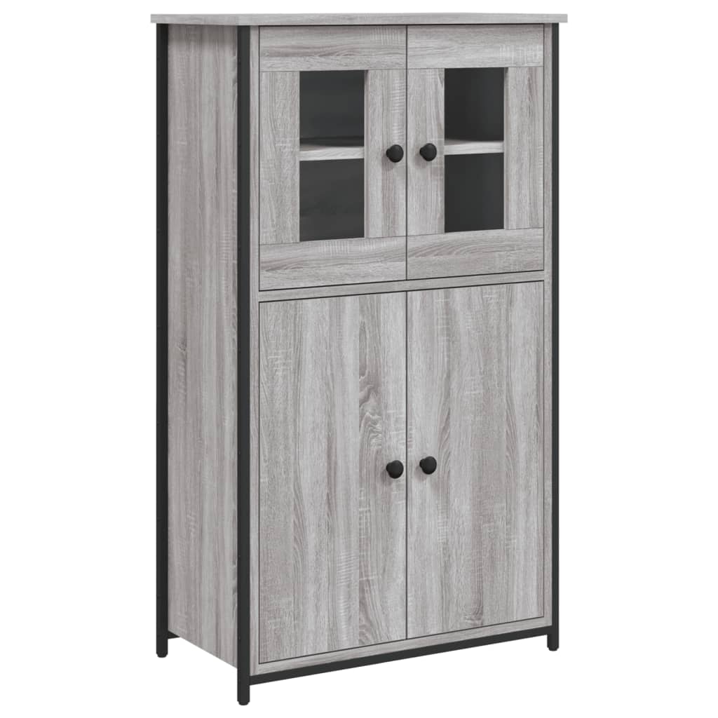 Highboard Grey Sonoma 62x32x106,5 cm Engineered Wood