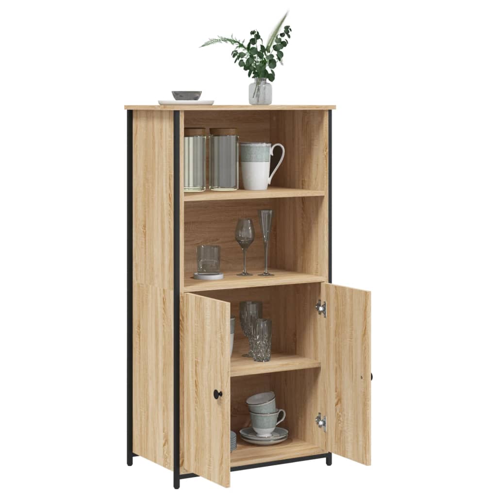 Highboard Sonoma Oak 62x36x121,5 cm Engineered Wood