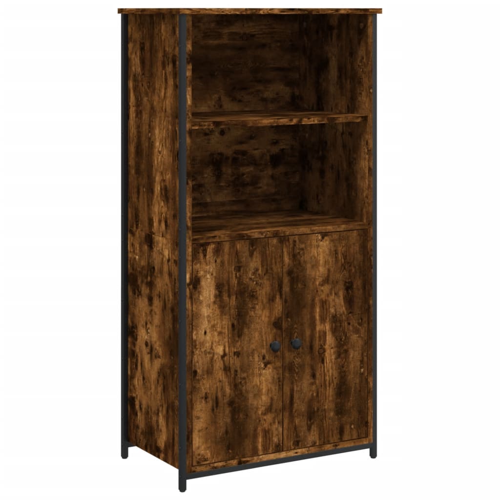 Highboard Smoked Oak 62x36x121,5 cm Engineered Wood