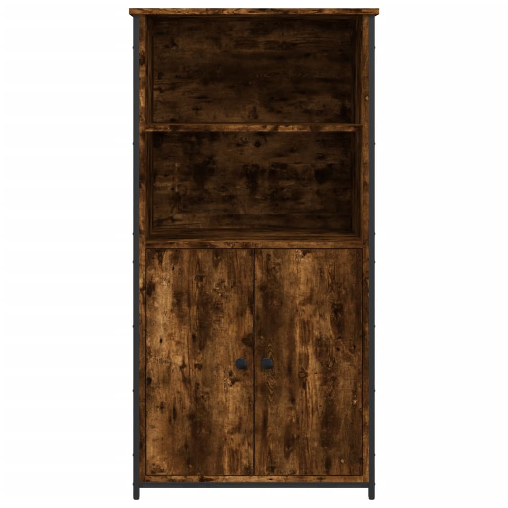 Highboard Smoked Oak 62x36x121,5 cm Engineered Wood