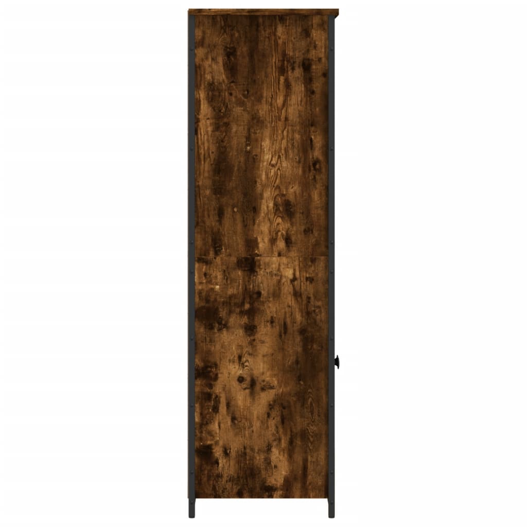 Highboard Smoked Oak 62x36x121,5 cm Engineered Wood