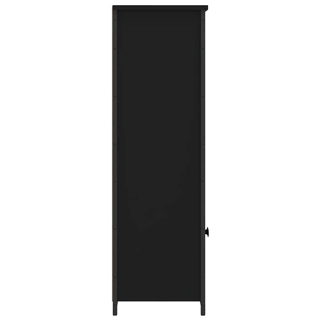 Highboard Black 62x32x103,5 cm Engineered Wood