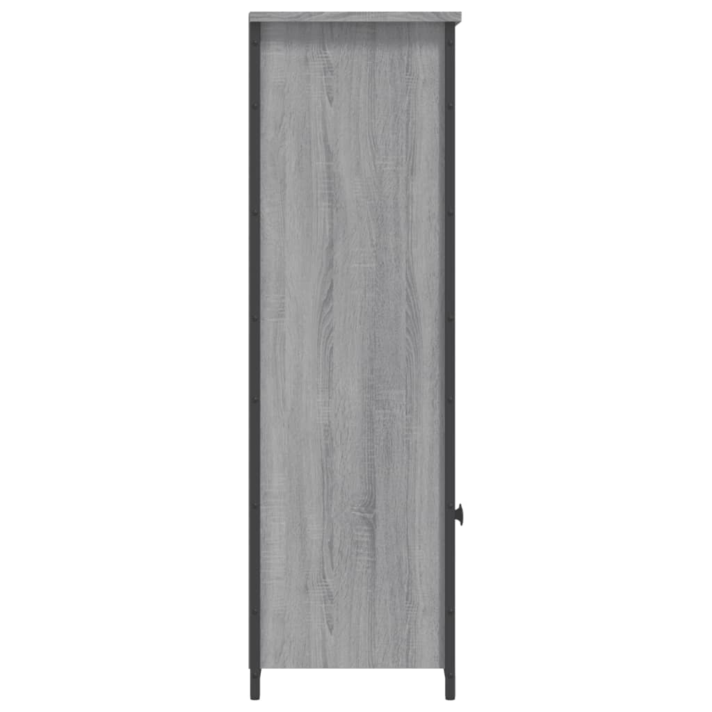 Highboard Grey Sonoma 62x32x103,5 cm Engineered Wood