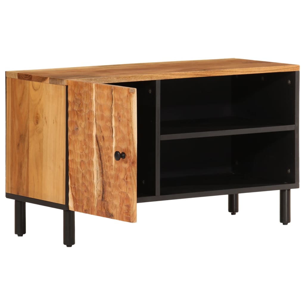 vidaXL TV Cabinet 80x33x46 cm Solid Wood Acacia