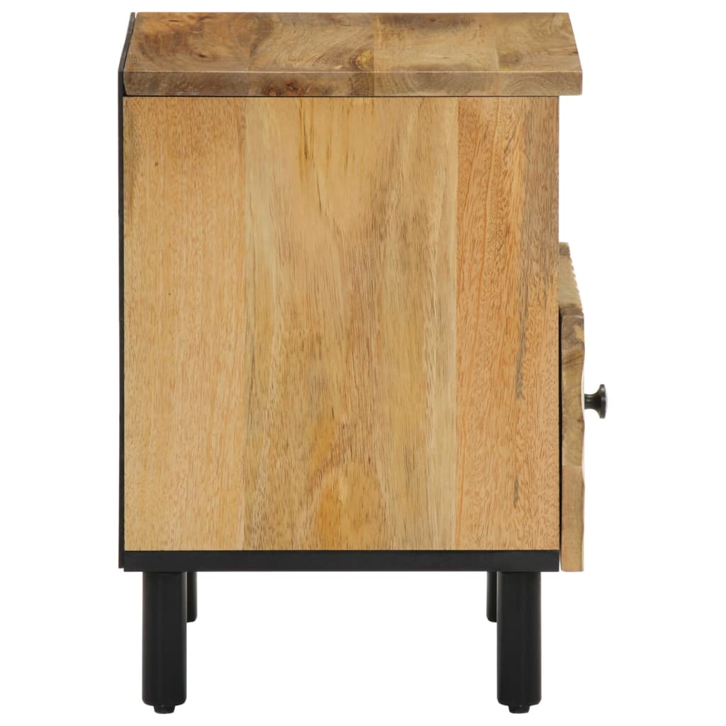 vidaXL Bedside Cabinet 40x33x46 cm Solid Wood Mango