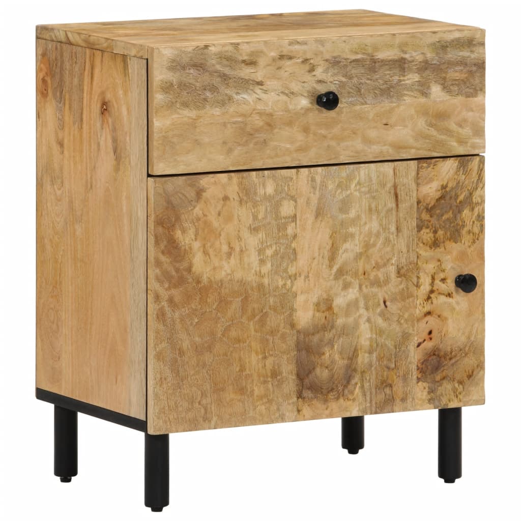 vidaXL Bedside Cabinet 50x33x60 cm Solid Wood Mango