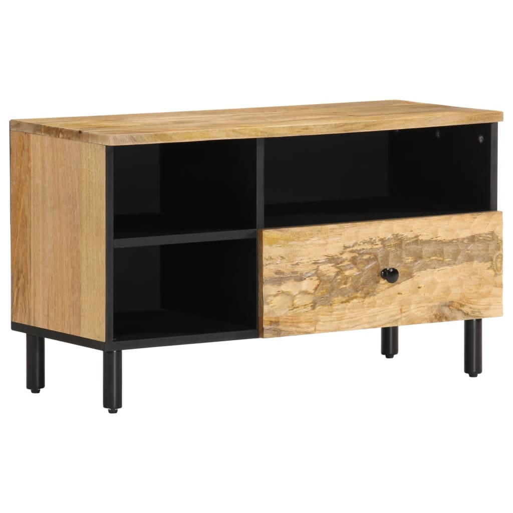 vidaXL TV Cabinet 80x33x46 cm Solid Wood Mango