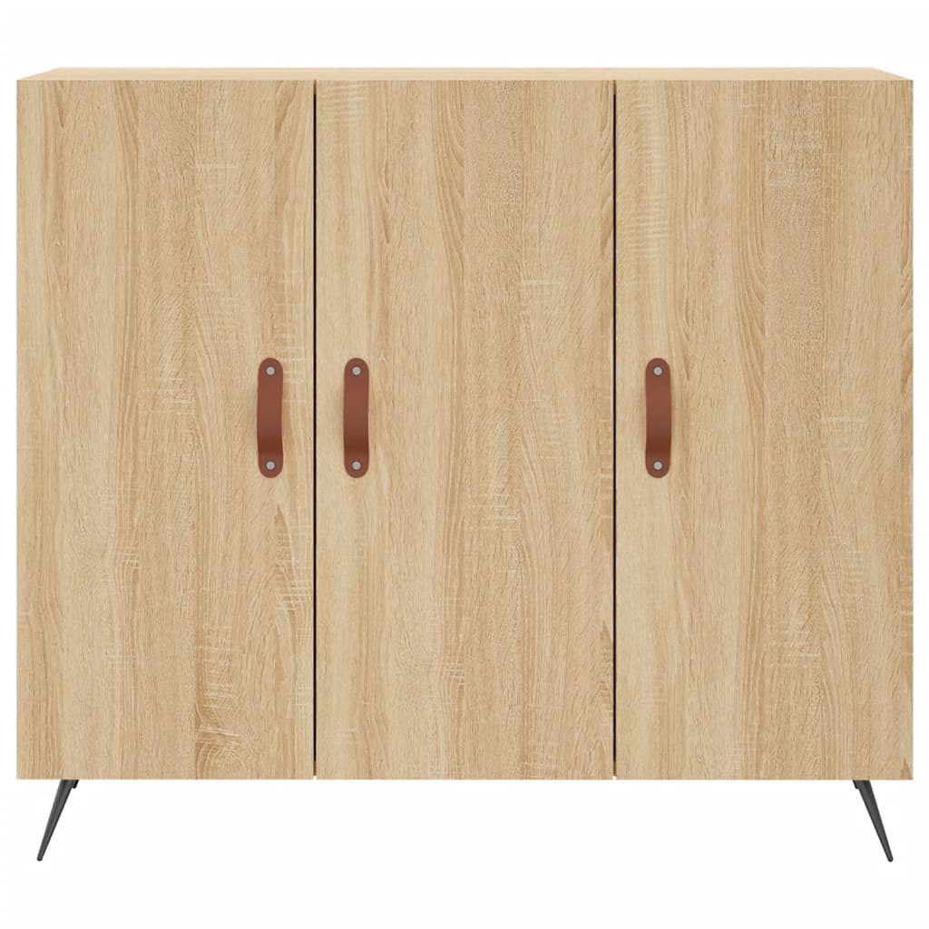 Sideboard Sonoma Oak 90x34x80 cm Engineered Wood