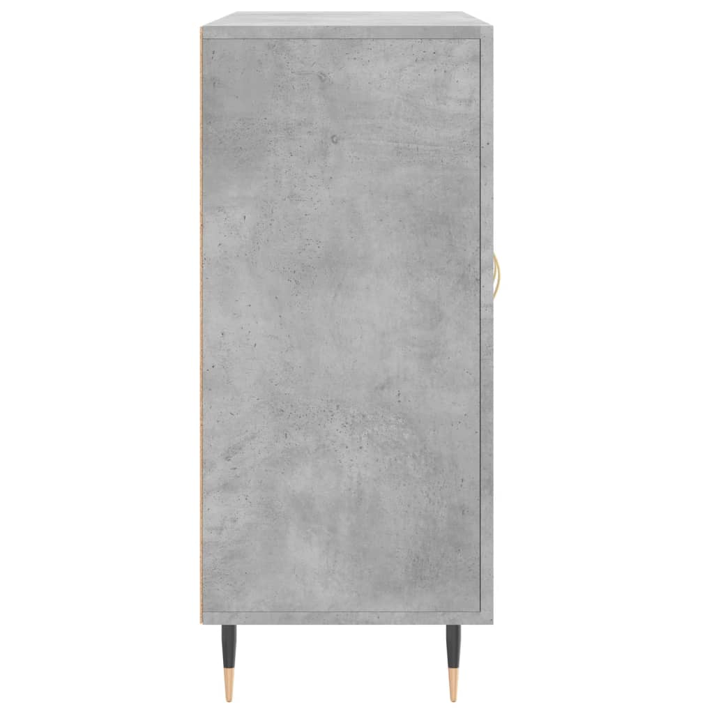 vidaXL Sideboard Concrete Grey 90x34x80 cm Engineered Wood