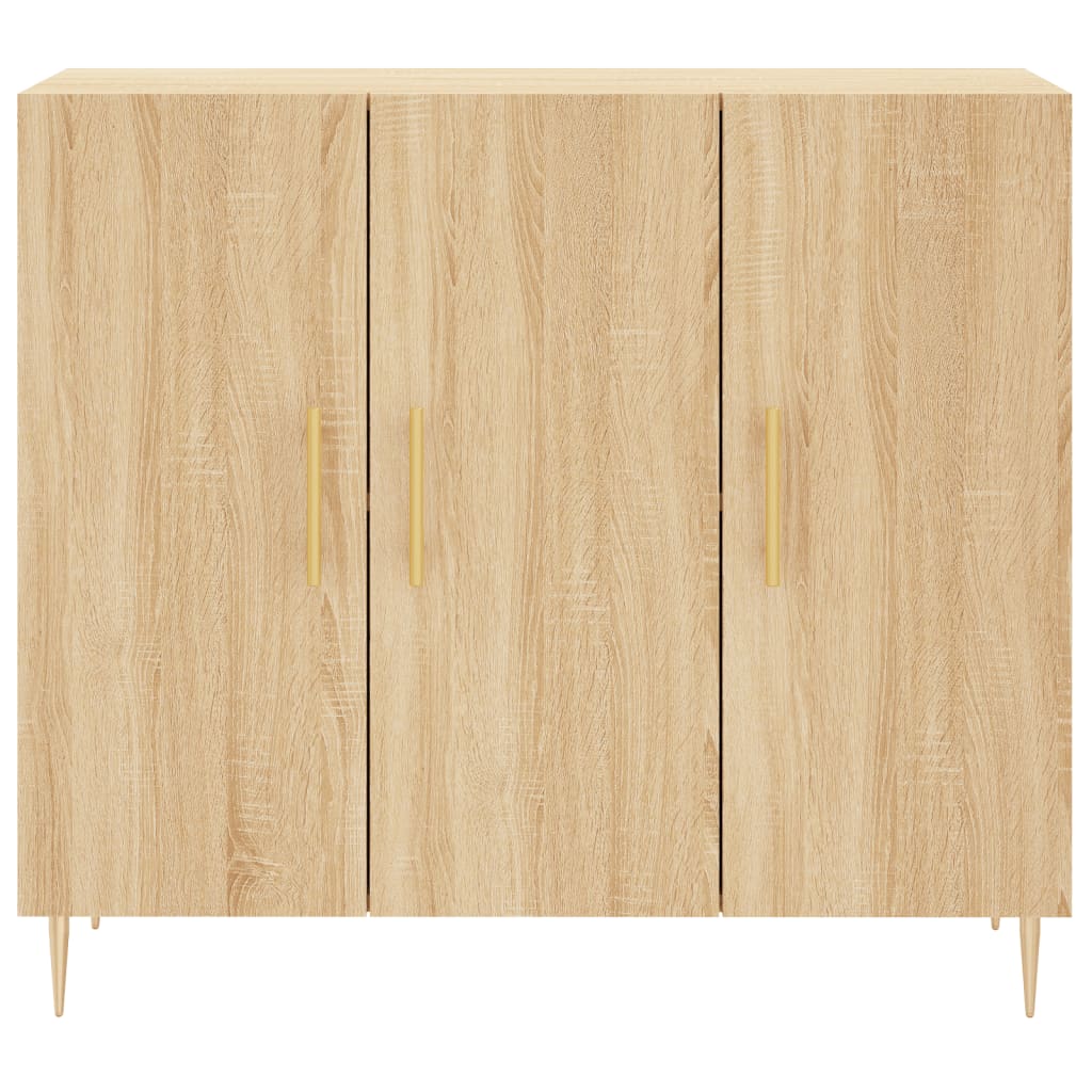 Sideboard Sonoma Oak 90x34x80 cm Engineered Wood