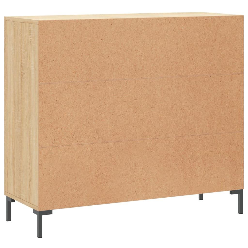 Sideboard Sonoma Oak 90x34x80 cm Engineered Wood