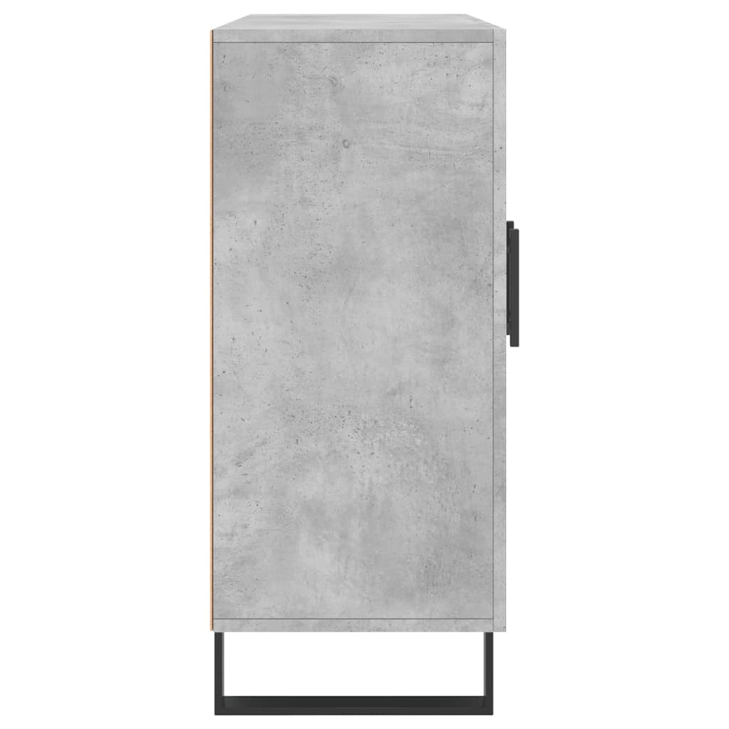 Sideboard Concrete Grey 90x34x80 cm Engineered Wood