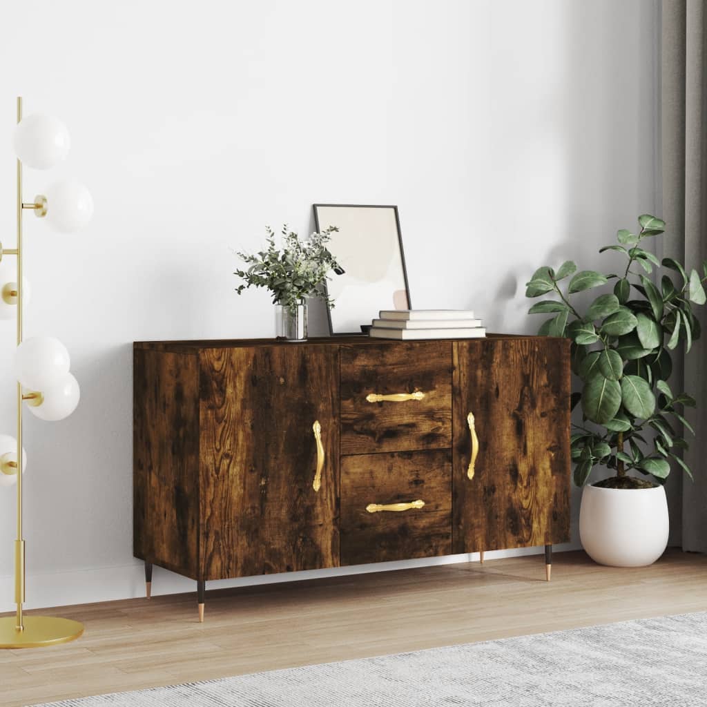 Sideboard | Smoked Oak | Engineered Wood and Metal | Medium | Storage