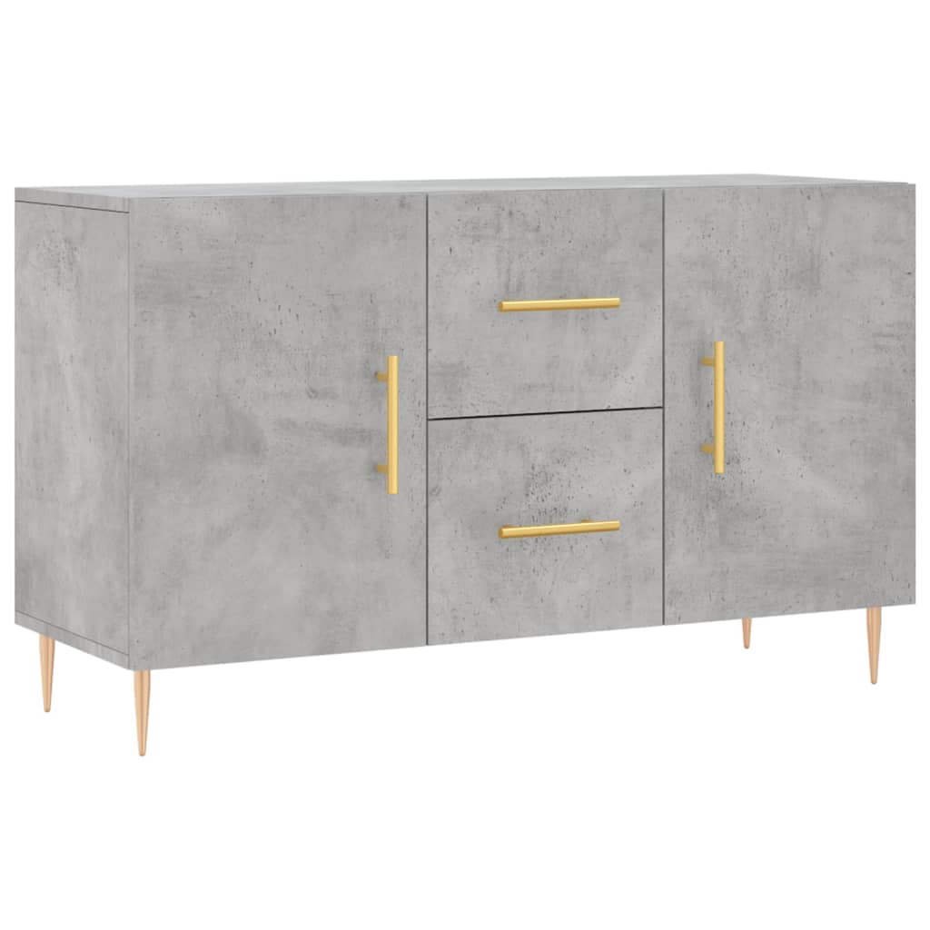 vidaXL Sideboard Concrete Grey 100x36x60 cm Engineered Wood