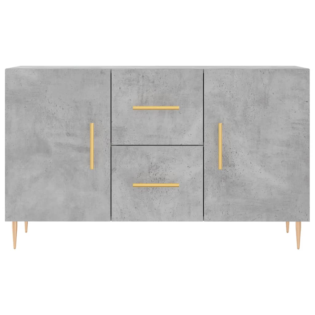 vidaXL Sideboard Concrete Grey 100x36x60 cm Engineered Wood