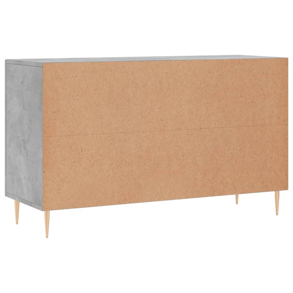 vidaXL Sideboard Concrete Grey 100x36x60 cm Engineered Wood