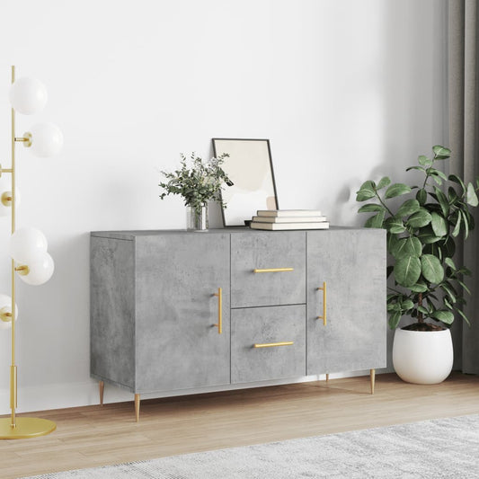 vidaXL Sideboard Concrete Grey 100x36x60 cm Engineered Wood