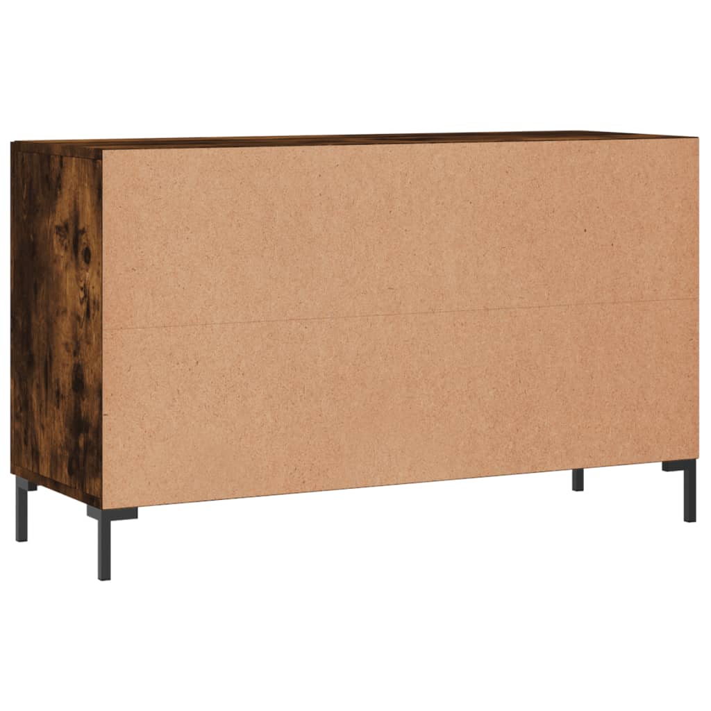 Sideboard Smoked Oak 100x36x60 cm Engineered Wood