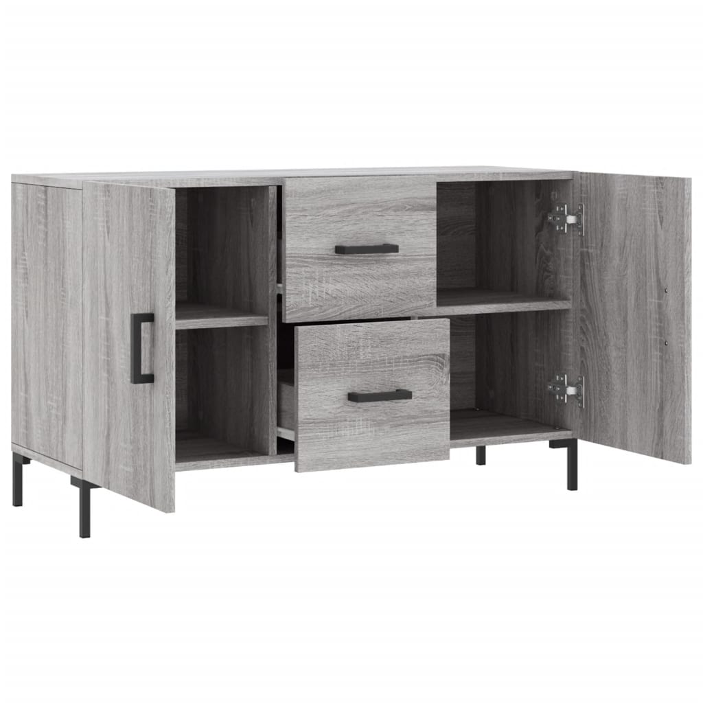Sideboard Grey Sonoma 100x36x60 cm Engineered Wood