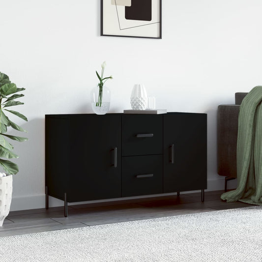 vidaXL Sideboard Black 100x36x60 cm Engineered Wood