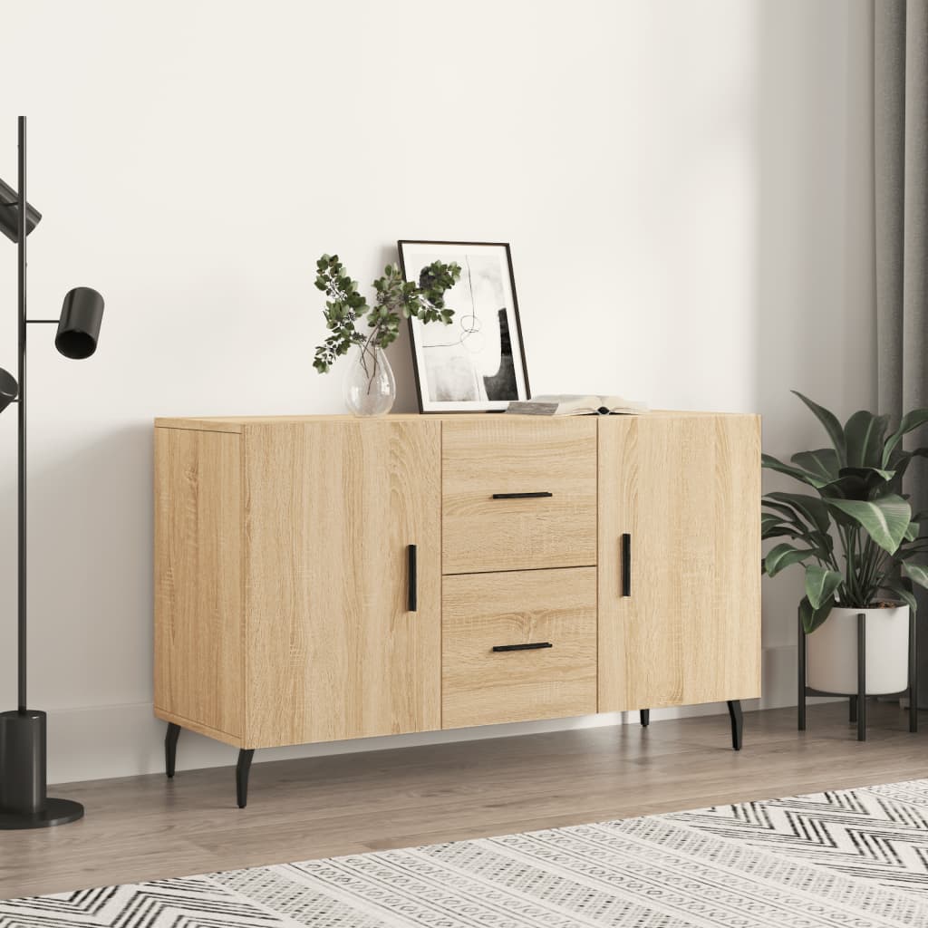 Sideboard | Sonoma Oak | Engineered wood, Metal | Medium | Doors