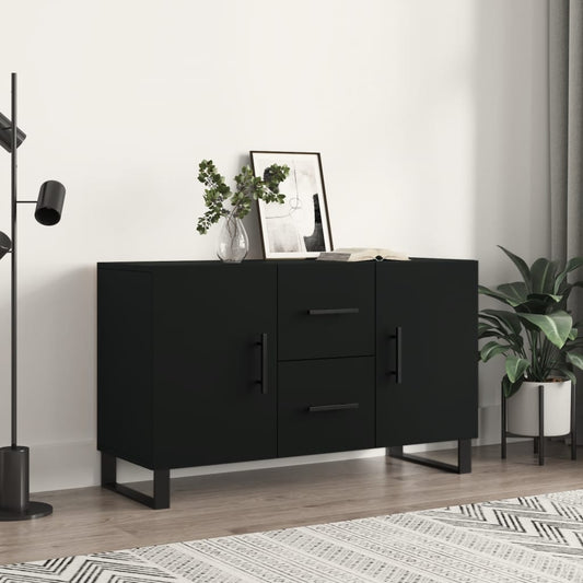 vidaXL Sideboard Black 100x36x60 cm Engineered Wood