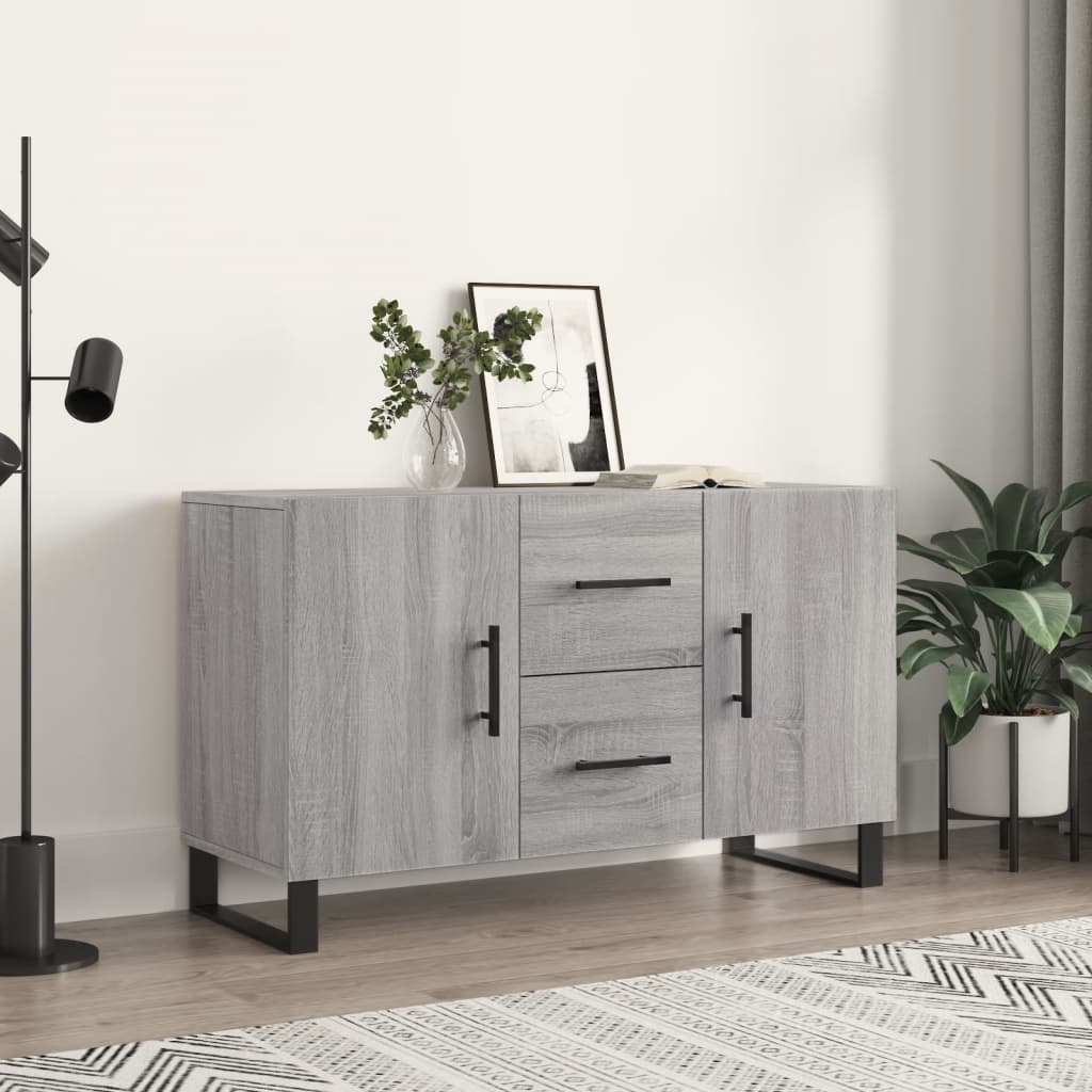 Sideboard | Grey sonoma | Engineered wood, metal | Medium | Sideboard