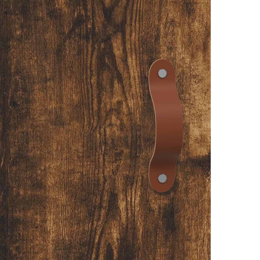 Highboard Smoked Oak 69.5x31x115 cm Engineered Wood