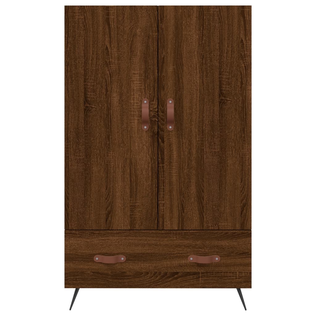 Highboard Brown Oak 69.5x31x115 cm Engineered Wood