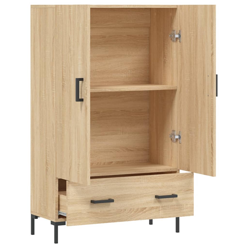 vidaXL Highboard Sonoma Oak 69.5x31x115 cm Engineered Wood